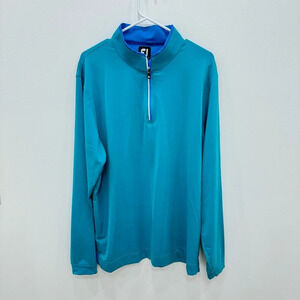 Footjoy‎ Performance Half-Zip Long Sleeve Pullover Blue Men's Size XL